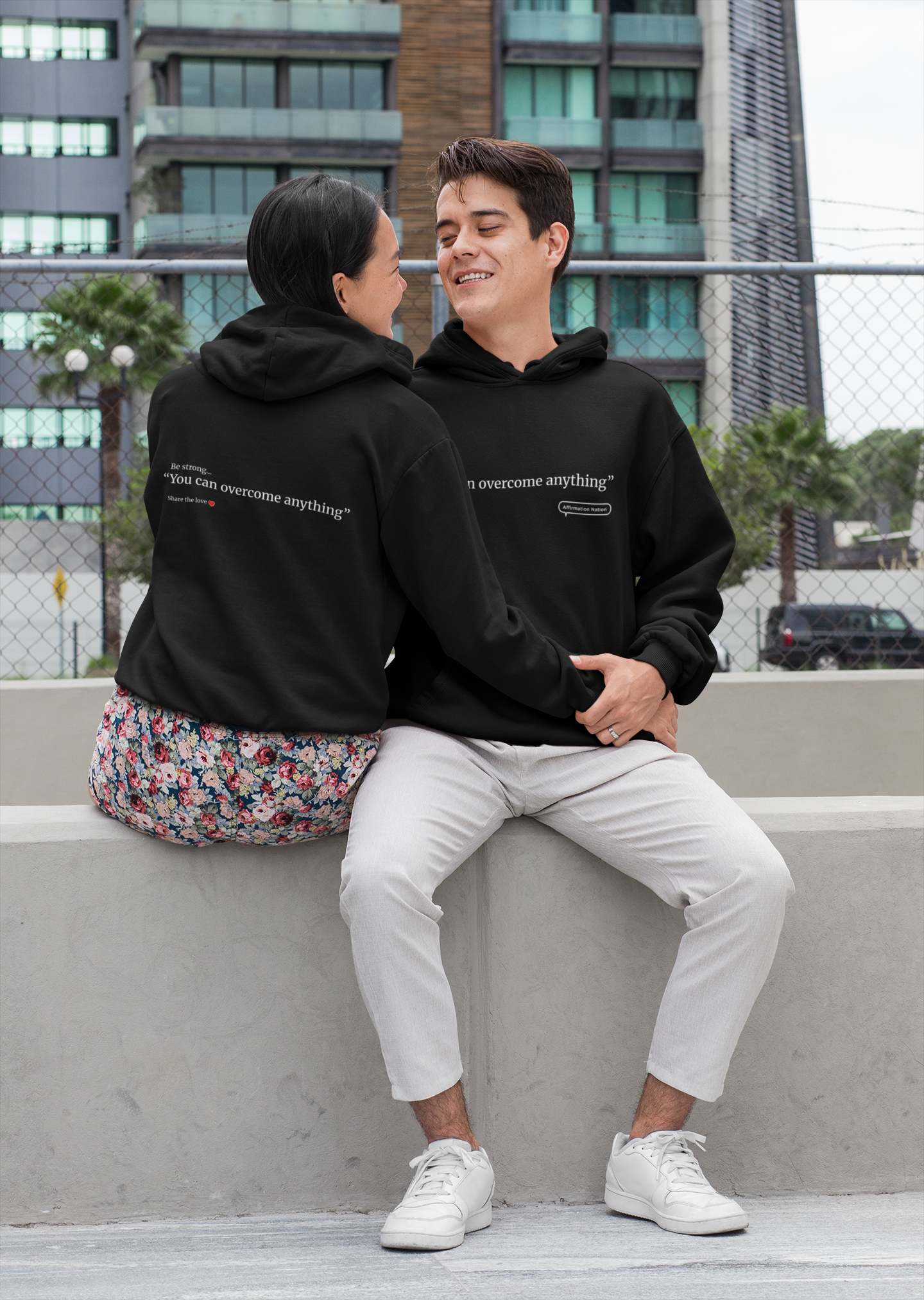 Unisex motivational Hoodie - "I can overcome anything"