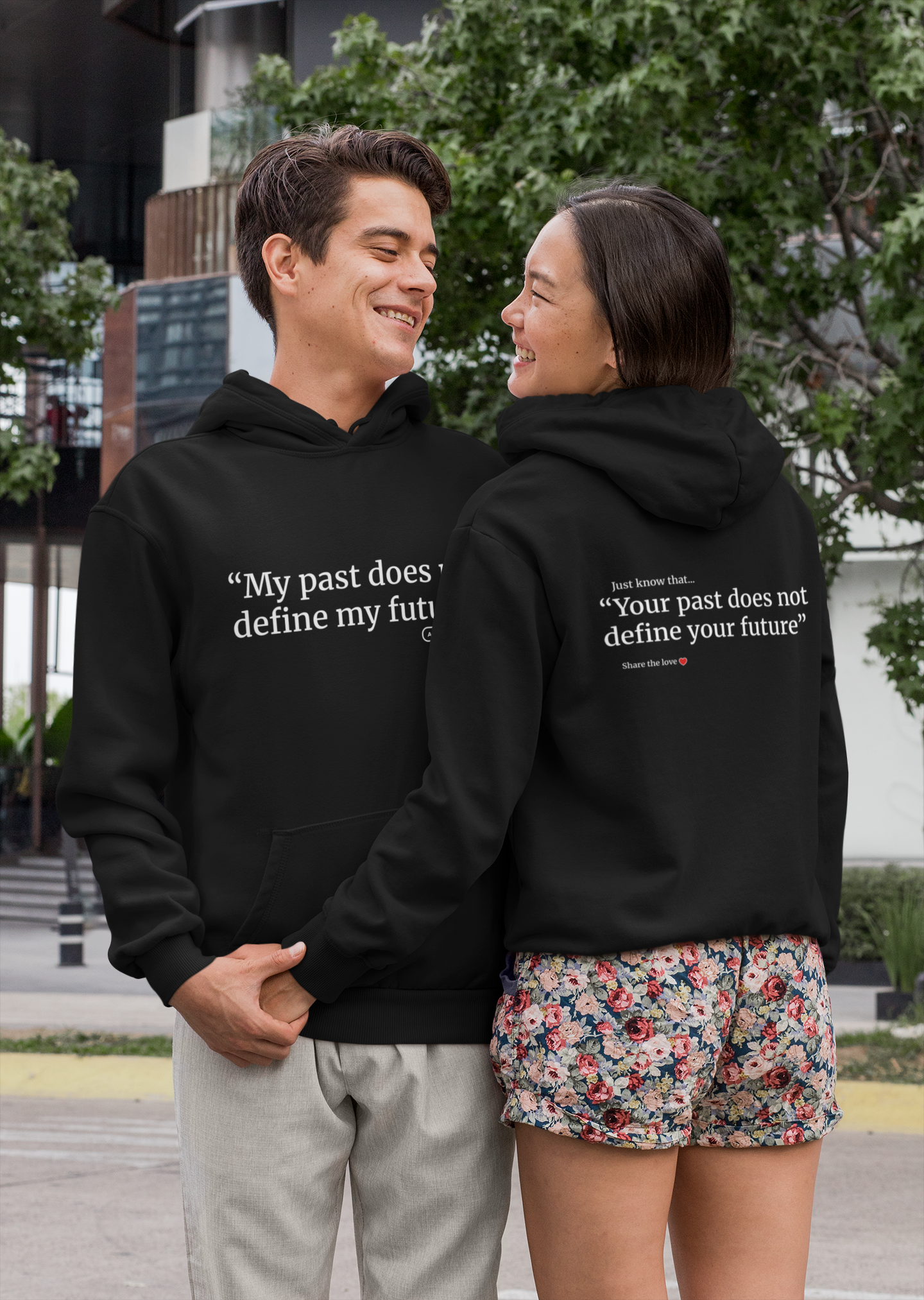 Unisex motivational Hoodie - "My past does not define my future"
