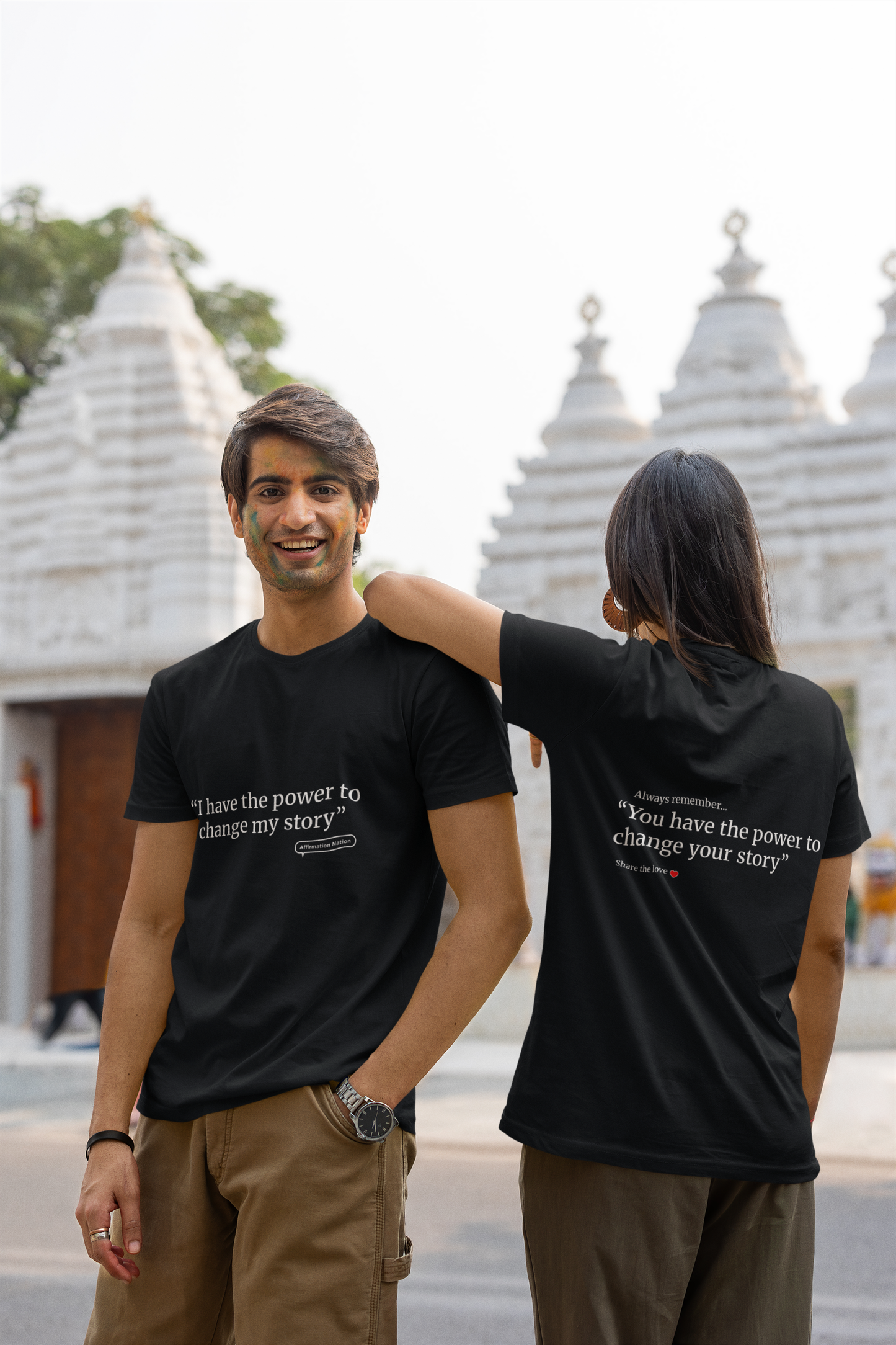 "I have the power to change my story" Unisex Heavy Cotton Tee Affirmation shirt
