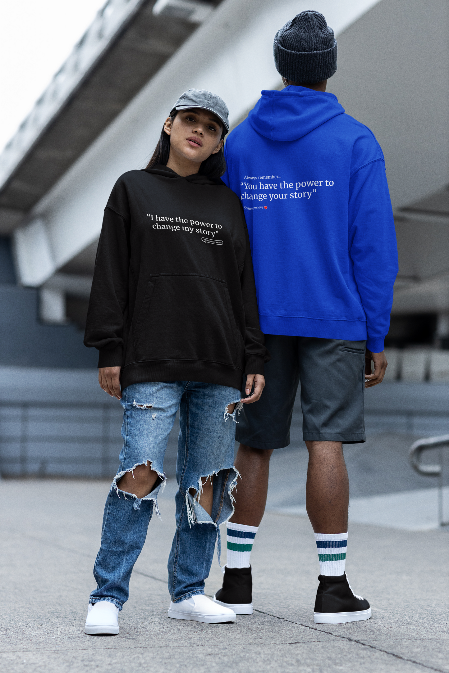 Unisex motivational Hoodie - "I have the power to change my story"