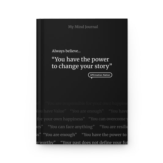 Motivational Hardcover Journal - You have the power to change your story.